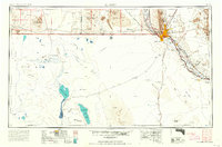 Download a high-resolution, GPS-compatible USGS topo map for El Paso, TX (1964 edition)