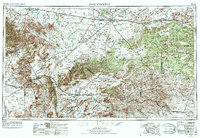 1954 Map of Alpine, TX, 1974 Print