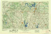 1958 Map of Sherman, 1959 Print