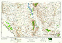 1954 Map of Sierra Blanca, TX, 1964 Print