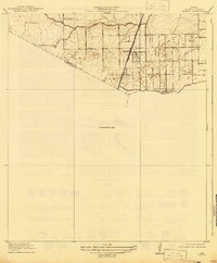 1920 Map of Almeda, 1941 Print