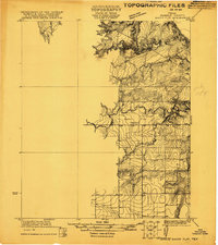 Download a high-resolution, GPS-compatible USGS topo map for Baker Flat, TX (1921 edition)