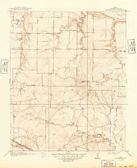 1918 Map of Barwise School, 1949 Print