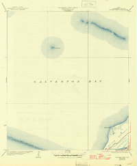 Download a high-resolution, GPS-compatible USGS topo map for Bolivar Point, TX (1946 edition)