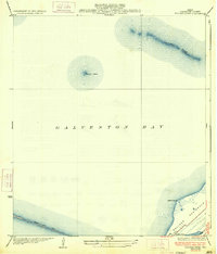 preview thumbnail of historical topo map of Galveston County, TX in 1933