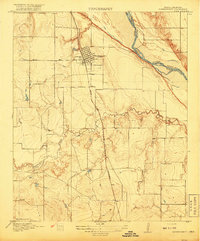 1918 Map of Buckburnett