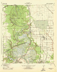 preview thumbnail of historical topo map of Harris County, TX in 1944