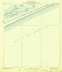 1933 Map of Caplen