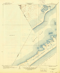 Download a high-resolution, GPS-compatible USGS topo map for Carancahua Lake, TX (1944 edition)
