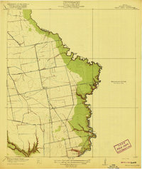 1919 Map of Cedar Bayou