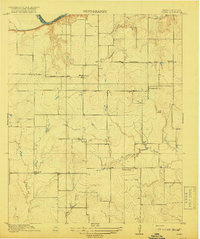 Download a high-resolution, GPS-compatible USGS topo map for Clara, TX (1918 edition)