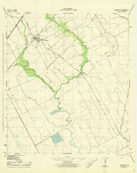 Download a high-resolution, GPS-compatible USGS topo map for Danbury, TX (1943 edition)