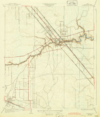 1932 Map of League City, TX, 1944 Print
