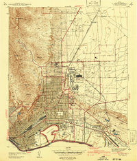 1941 Map of El Paso