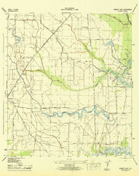 1945 Map of Fannett East