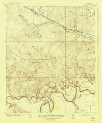 Download a high-resolution, GPS-compatible USGS topo map for Fowlkes, TX (1943 edition)