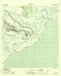 Download a high-resolution, GPS-compatible USGS topo map for Freeport, TX (1943 edition)