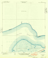preview thumbnail of historical topo map of Chambers County, TX in 1933