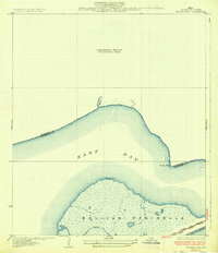 preview thumbnail of historical topo map of Chambers County, TX in 1933