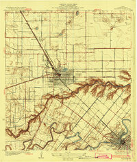 1932 Map of Harlingen, TX