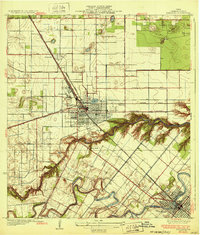 preview thumbnail of historical topo map of Harlingen, TX in 1932