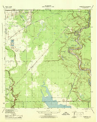 preview thumbnail of historical topo map of Harris County, TX in 1944
