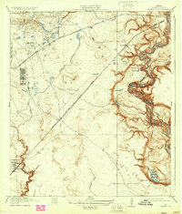 Download a high-resolution, GPS-compatible USGS topo map for Harmaston, TX (1933 edition)