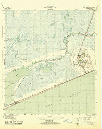 Download a high-resolution, GPS-compatible USGS topo map for High Island, TX (1943 edition)