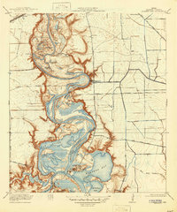 preview thumbnail of historical topo map of Highlands, TX in 1920