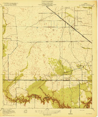 preview thumbnail of historical topo map of Harris County, TX in 1918