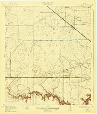 1918 Map of Hillendahl, 1943 Print