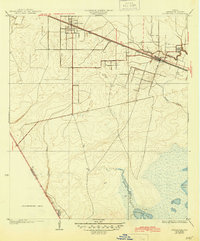 1932 Map of Hitchcock, TX, 1945 Print