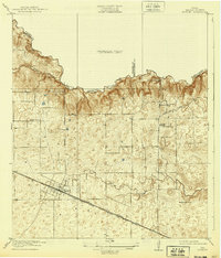 1920 Map of Waller County, TX, 1939 Print