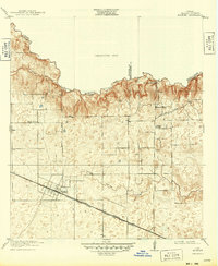 1920 Map of Waller County, TX, 1949 Print