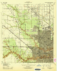 preview thumbnail of historical topo map of Harris County, TX in 1946