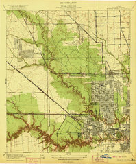1922 Map of Houston Heights