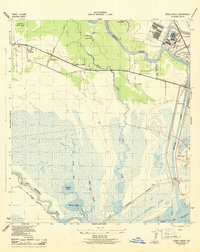 Download a high-resolution, GPS-compatible USGS topo map for Jones Creek, TX (1943 edition)
