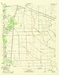 preview thumbnail of historical topo map of Brazoria County, TX in 1943