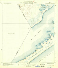 Download a high-resolution, GPS-compatible USGS topo map for Karankawa Lake, TX (1933 edition)