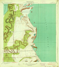 preview thumbnail of historical topo map of Cameron County, TX in 1934