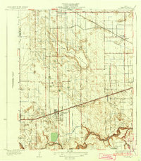preview thumbnail of historical topo map of La Feria, TX in 1936