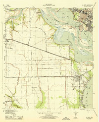 1944 Map of La Porte, TX