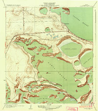 1936 Map of Laguna Vista, TX
