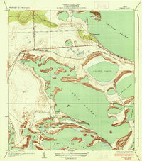preview thumbnail of historical topo map of Laguna Vista, TX in 1936