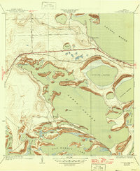 1936 Map of Laguna Vista, TX, 1946 Print