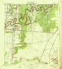 1936 Map of Los Fresnos, TX