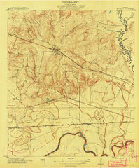 1913 Map of Millican