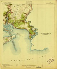 1919 Map of Morgan Point