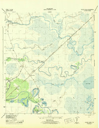 Download a high-resolution, GPS-compatible USGS topo map for Oyster Creek, TX (1943 edition)