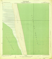 Download a high-resolution, GPS-compatible USGS topo map for Padre Island NO 2, TX (1935 edition)